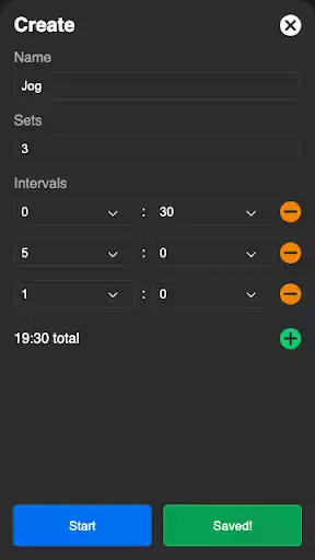 Play Interval Timer as an online game Interval Timer with UptoPlay