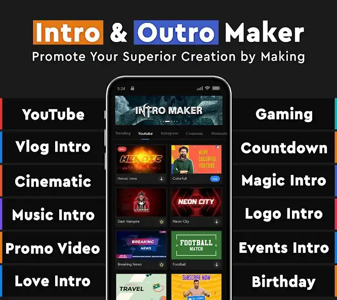 Play Intro Promo Video Maker Introz  and enjoy Intro Promo Video Maker Introz with UptoPlay