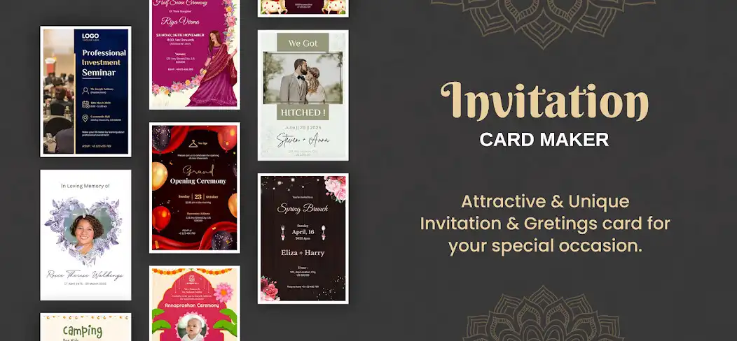 Play Invitation Maker  Card Maker  and enjoy Invitation Maker  Card Maker with UptoPlay