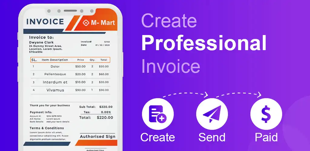 Play Invoice Maker Simple  and enjoy Invoice Maker Simple with UptoPlay