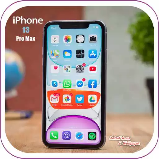 Play iPhone 13 Pro Max Theme & Launcher : Wallpapers APK