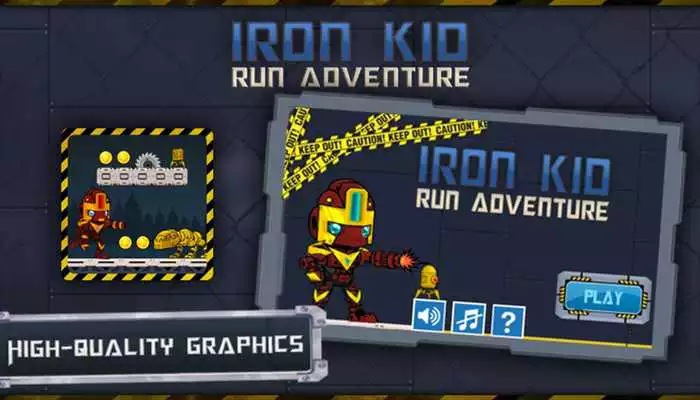 Play Iron Kid Run Adventure