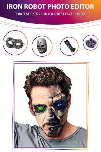 Play Iron Robot Photo Editor