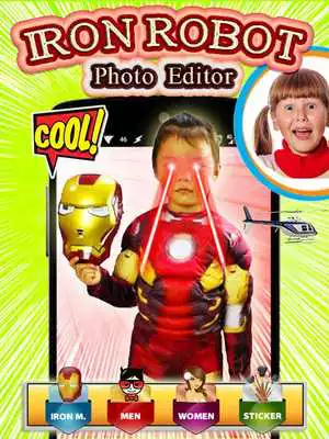 Play Iron Robot Photo Editor