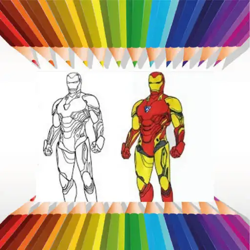 Play Iron Superhero Coloring Book APK