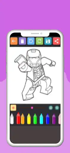 Play Iron Superhero Coloring Book  and enjoy Iron Superhero Coloring Book with UptoPlay