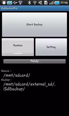 Play iSdBackupPro for Galaxy S/Tab