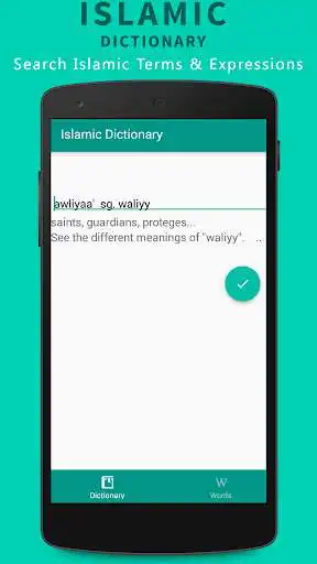 Play Islamic Dictionary & Guide - Search Islamic Terms as an online game Islamic Dictionary & Guide - Search Islamic Terms with UptoPlay