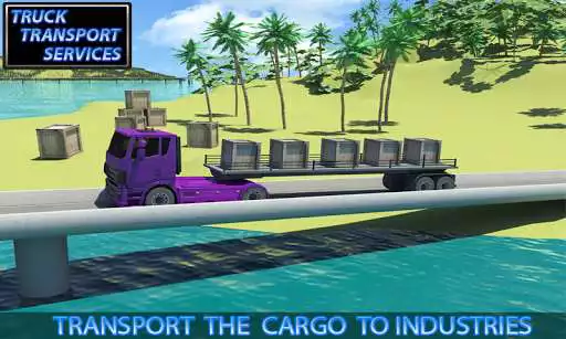 Play Island Truck Transport Simulator 2020 as an online game Island Truck Transport Simulator 2020 with UptoPlay