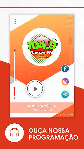 Play Itamari FM 104,9  and enjoy Itamari FM 104,9 with UptoPlay