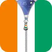 Free play online Ivory Coast flag Lock Screen APK