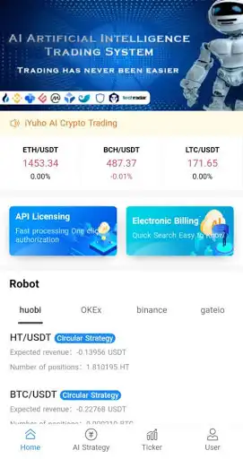 Play iYuho AI Bot Crypto Robot for Binance and Huobi  and enjoy iYuho AI Bot Crypto Robot for Binance and Huobi with UptoPlay