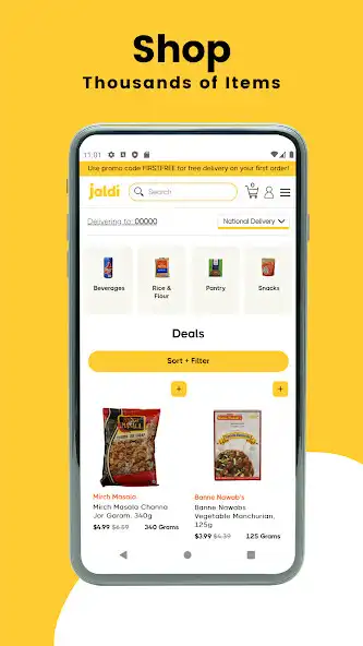 Play Jaldi - South Asian Groceries as an online game Jaldi - South Asian Groceries with UptoPlay