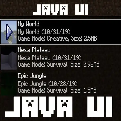 Play Java UI Mod Vanilla Deluxe APK