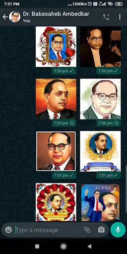 Play Jay Bhim Stickers For WhatsApp as an online game Jay Bhim Stickers For WhatsApp with UptoPlay