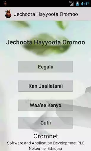 Play Jechoota Hayyoota Oromoo  and enjoy Jechoota Hayyoota Oromoo with UptoPlay