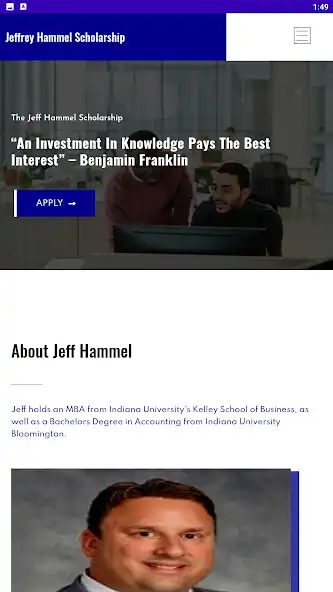 Play Jeffrey Hammel - Scholarship  and enjoy Jeffrey Hammel - Scholarship with UptoPlay