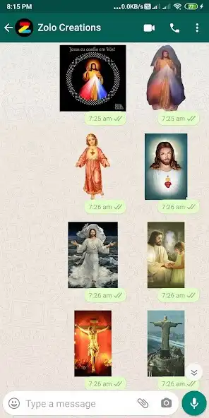 Play Jesus Stickers for WA -  WAStickerApps as an online game Jesus Stickers for WA -  WAStickerApps with UptoPlay