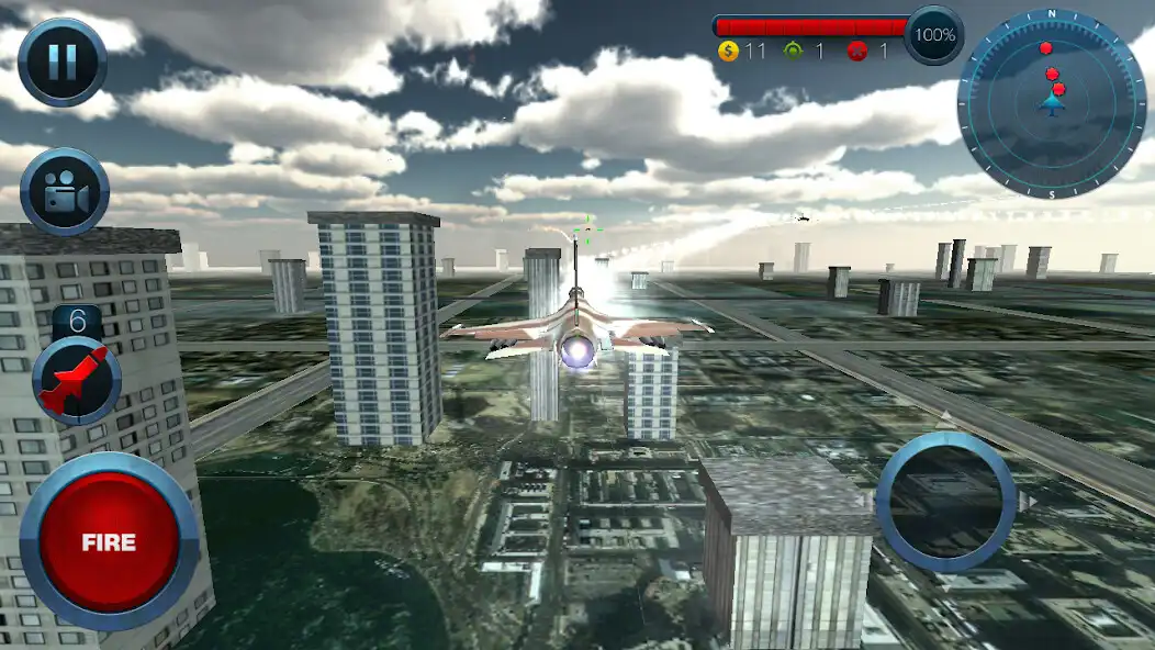 Play Jet Plane Fighter City 3D  and enjoy Jet Plane Fighter City 3D with UptoPlay