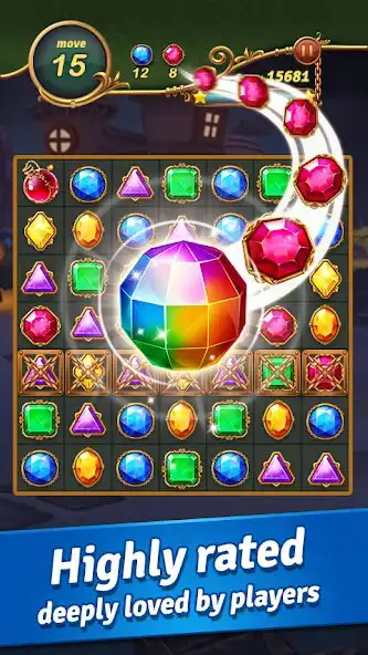 Play Jewel Castle™ - Classical Match 3 Puzzles as an online game Jewel Castle™ - Classical Match 3 Puzzles with UptoPlay