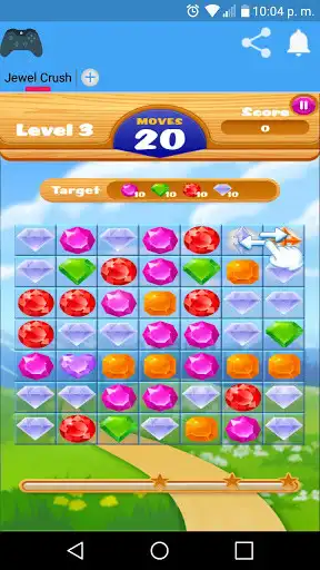 Play Jewel Crush as an online game Jewel Crush with UptoPlay