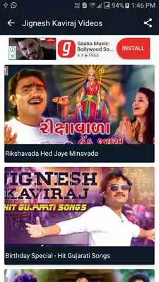 Play Jignesh Kaviraj Latest Video Songs