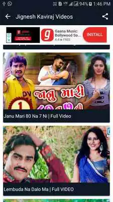 Play Jignesh Kaviraj Latest Video Songs