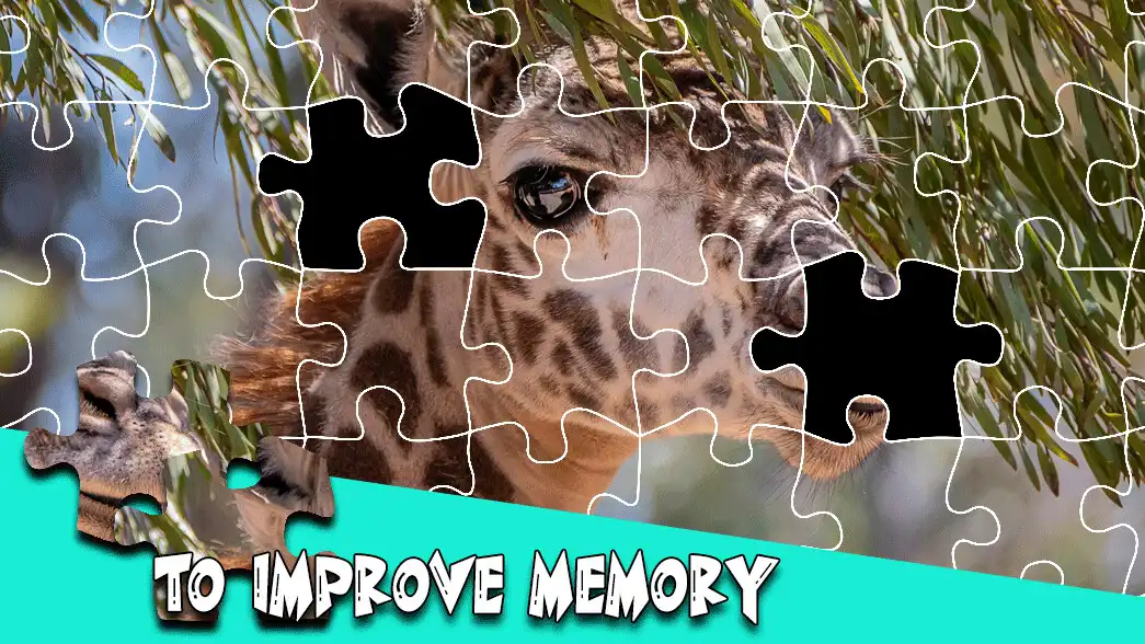 Play Jigsaw for Giraffe game Puzzle as an online game Jigsaw for Giraffe game Puzzle with UptoPlay