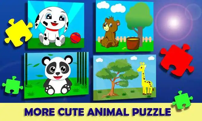 Play Jigsaw Puzzle Animal Cartoon Kids