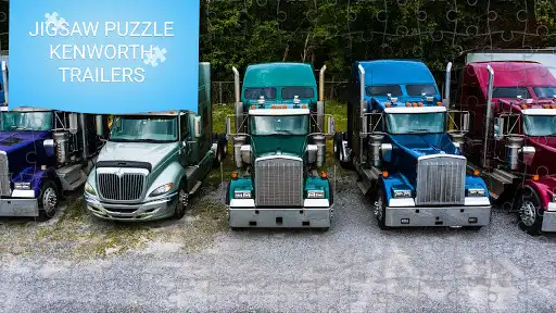 Play Jigsaw puzzle Kenworth trailers truck  and enjoy Jigsaw puzzle Kenworth trailers truck with UptoPlay