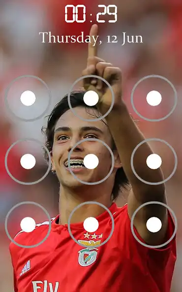 Play Joao Felix Pattern Lock Screen  and enjoy Joao Felix Pattern Lock Screen with UptoPlay