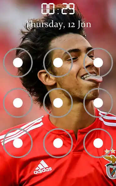 Play Joao Felix Pattern Lock Screen as an online game Joao Felix Pattern Lock Screen with UptoPlay