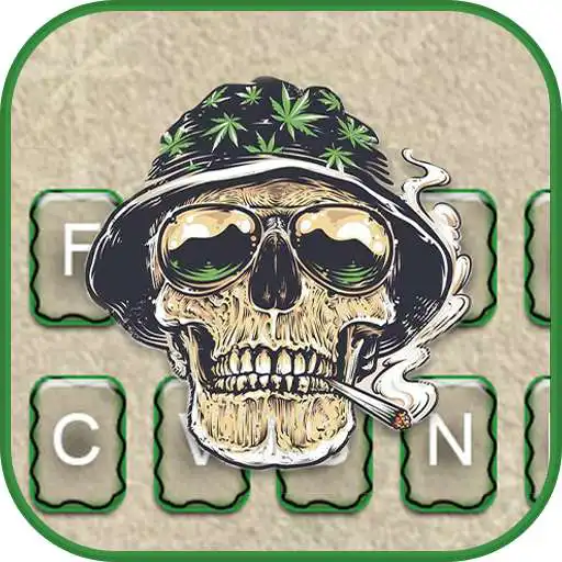 Play Joint Smoke Skull Warrior Keyboard Theme APK