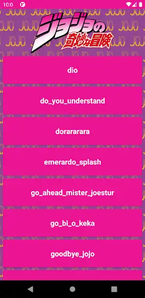 Play JoJo Soundboard - Jojos Bizarre Adventure Phrases as an online game JoJo Soundboard - Jojos Bizarre Adventure Phrases with UptoPlay