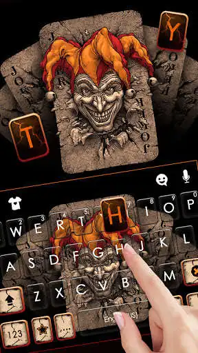 Play Joker Card Keyboard Background as an online game Joker Card Keyboard Background with UptoPlay