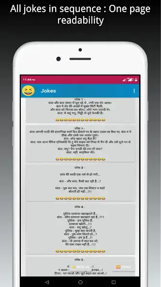 Play Jokes app : hindi (chutkule) as an online game Jokes app : hindi (chutkule) with UptoPlay