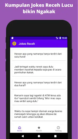 Play Jokes Receh Lucu Bikin Ngakak as an online game Jokes Receh Lucu Bikin Ngakak with UptoPlay