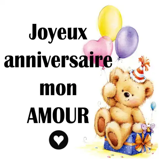 Play Joyeux Anniversaire Mon Amour APK