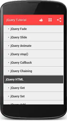 Play jQuery Tutorial & Reference  and enjoy jQuery Tutorial & Reference with UptoPlay