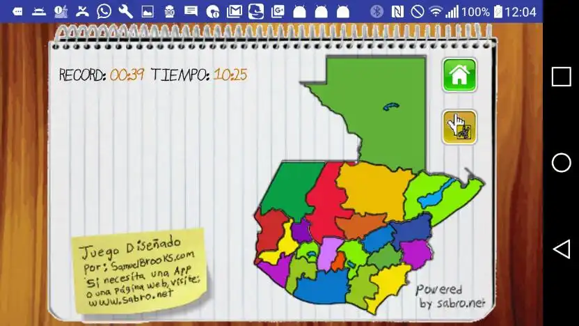 Play Juego Mapa de Guatemala as an online game Juego Mapa de Guatemala with UptoPlay