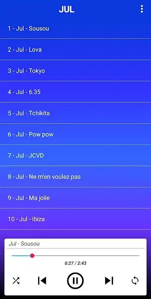 Play JUL Songs 2020  and enjoy JUL Songs 2020 with UptoPlay