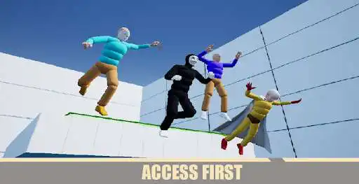 Play Jump and Fight online parkour as an online game Jump and Fight online parkour with UptoPlay