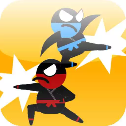 Run free android online Jumping Ninja Fight : Two Player Game APK