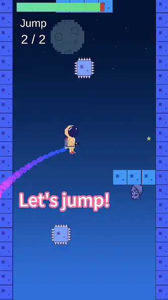 Play Jump! Stick! Astronaut!  and enjoy Jump! Stick! Astronaut! with UptoPlay