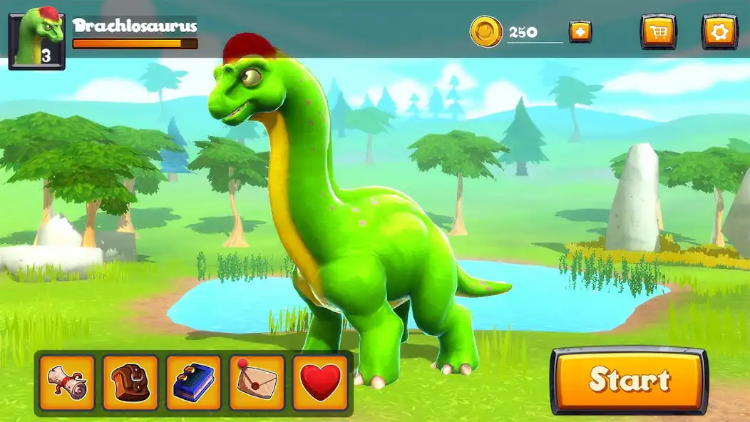 Play Jurassic Brachiosaurus as an online game Jurassic Brachiosaurus with UptoPlay