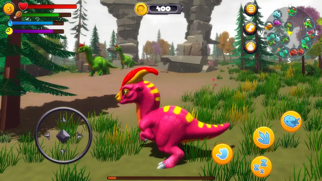 Play Jurassic Parasaurolophus as an online game Jurassic Parasaurolophus with UptoPlay