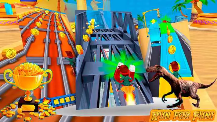 Play Jurassic Pet Run Subway Rush Runner