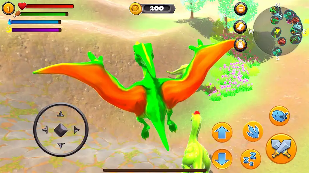 Play Jurassic Pterodactyl as an online game Jurassic Pterodactyl with UptoPlay