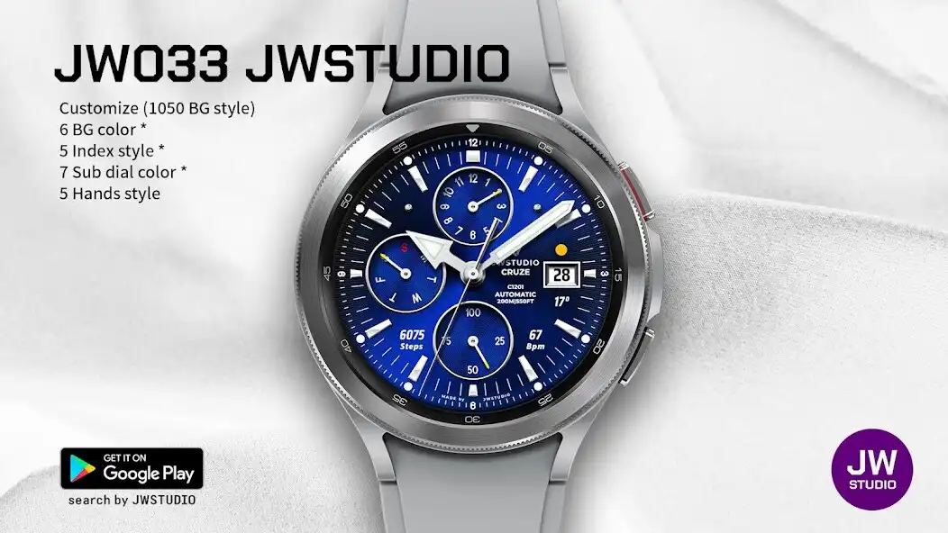 Play JW033 jwstudio watchface  and enjoy JW033 jwstudio watchface with UptoPlay