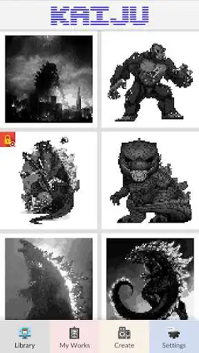 Play Kaiju - Pixel Art  and enjoy Kaiju - Pixel Art with UptoPlay